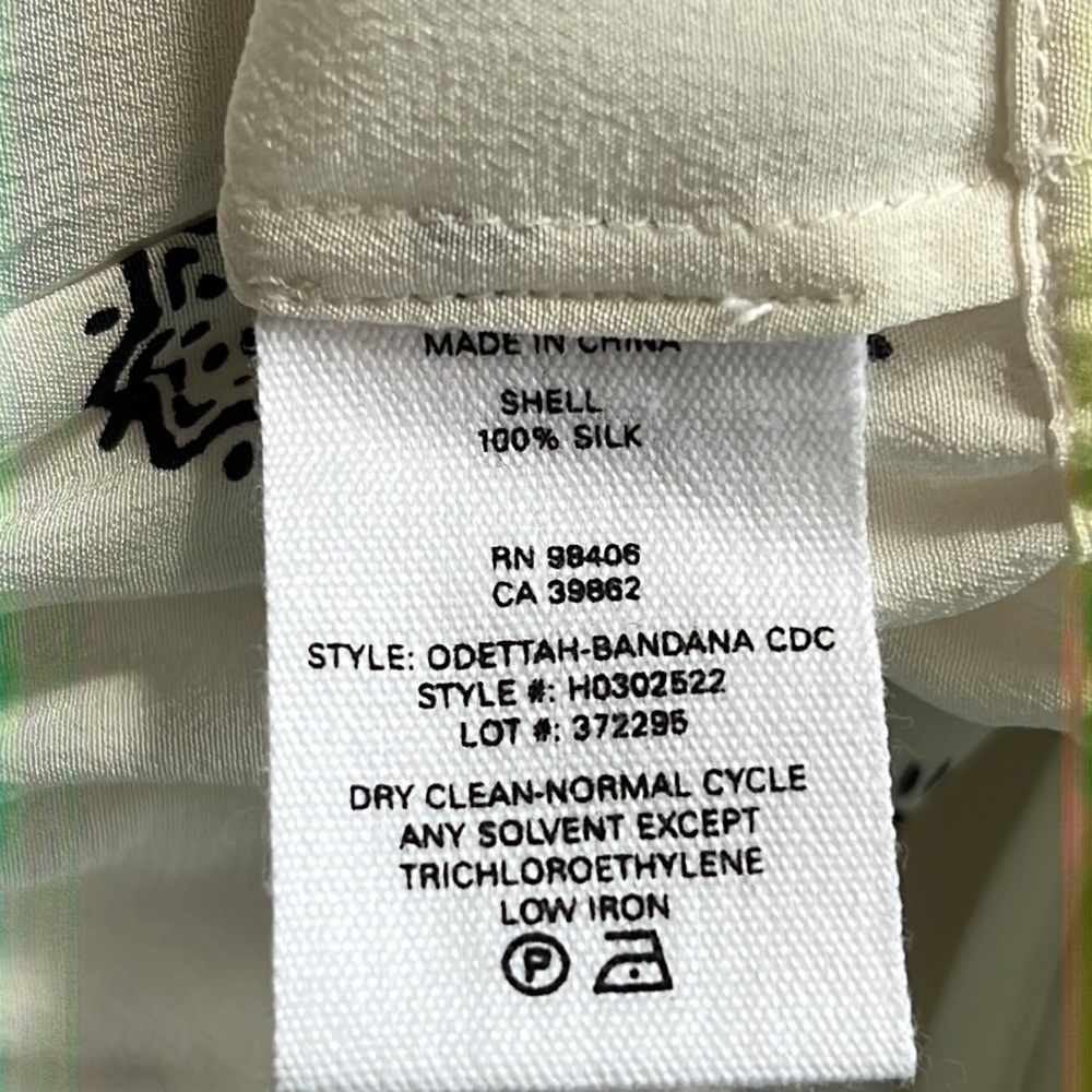 Theory silk blouse. S - Picture 6 of 6